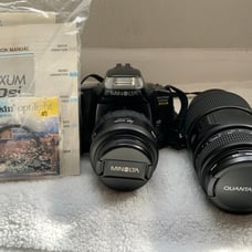Minolta Maxxum AF Zoom 35-70mm 1:4(22) Macro Lens. With Upgraded 70-300mm Lens