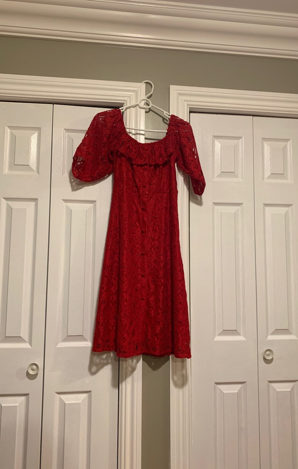 Zara Lace Off The Shoulder Dress