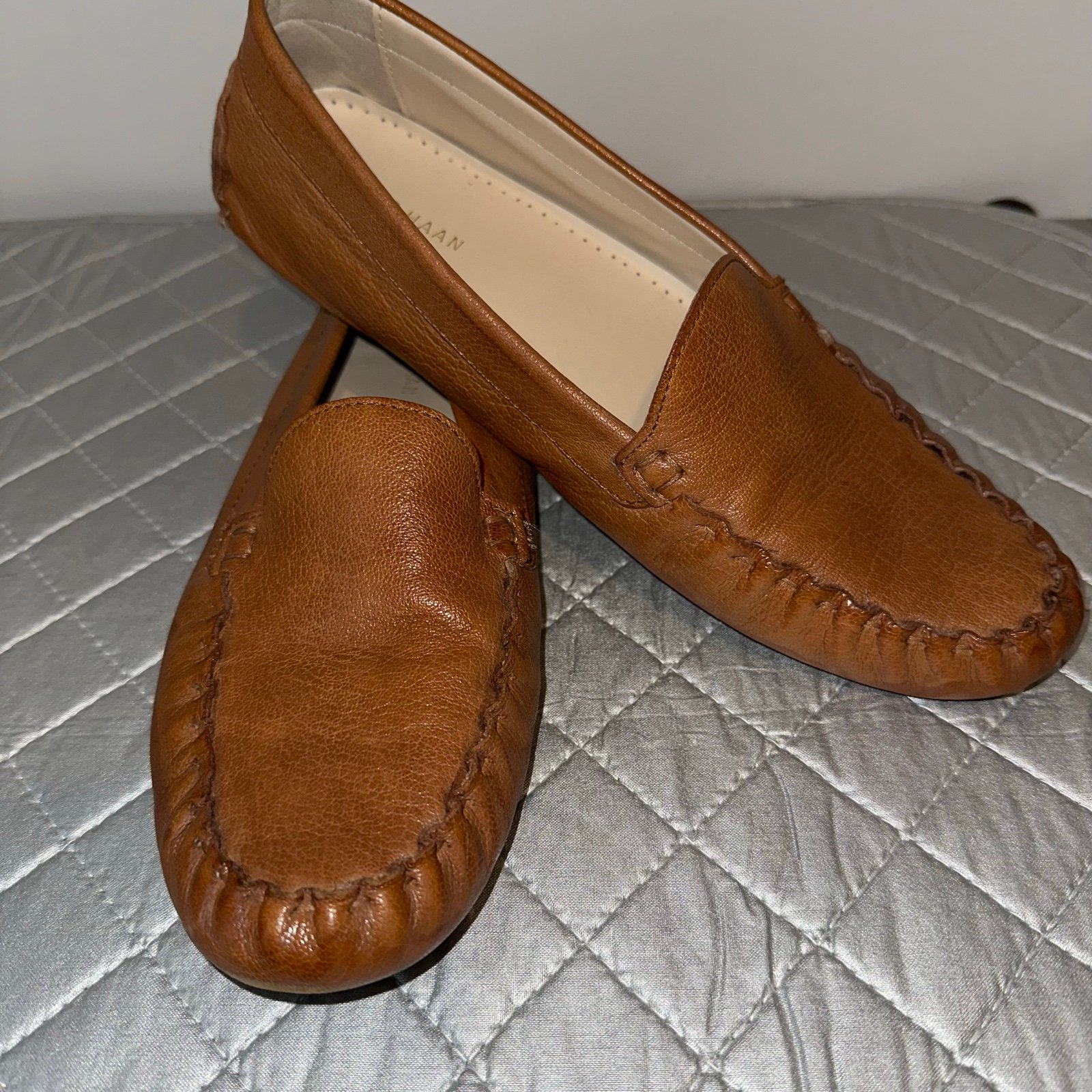 ⭐️⭐️ Cole Haan Evelyn Driving Moccasin Womens 10 Loafer Flats Shoes Leather EUC