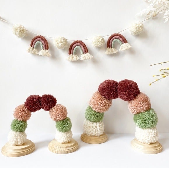 Rainbow Theme Decoration Set Garland and Table Centerpieces Baby Room Kids Party