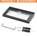 Griddle for Gas Grill, Flat Top Grill with Removable Grease Tray, 24 X 16