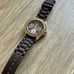 FOSSIL ES 2897 STELLA CHOCOLATE & MULTI SWAROVSKI BEZEL STONES 3 EYE CHRONOGRAPH