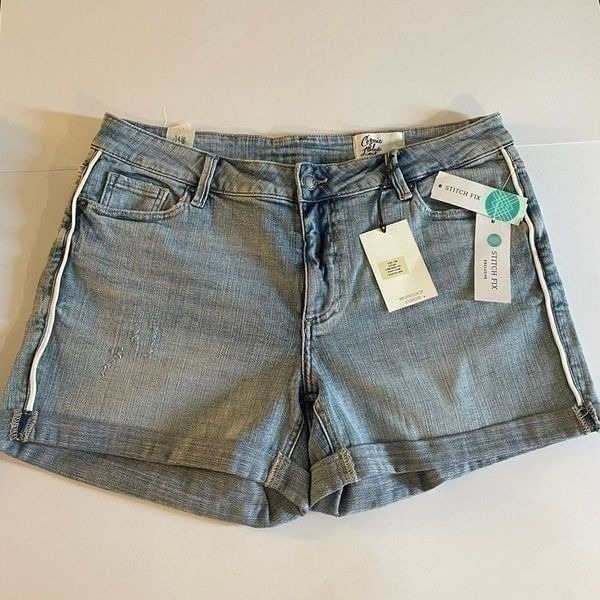 COSMIC BLUE LOVE Jodie Short Side Piping