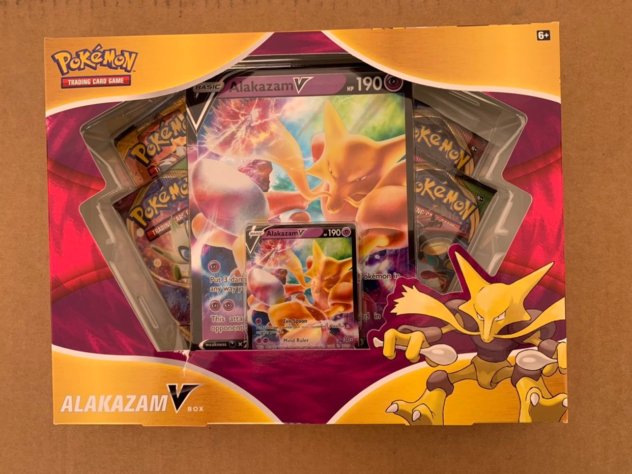 Pokemon Alakazam V box