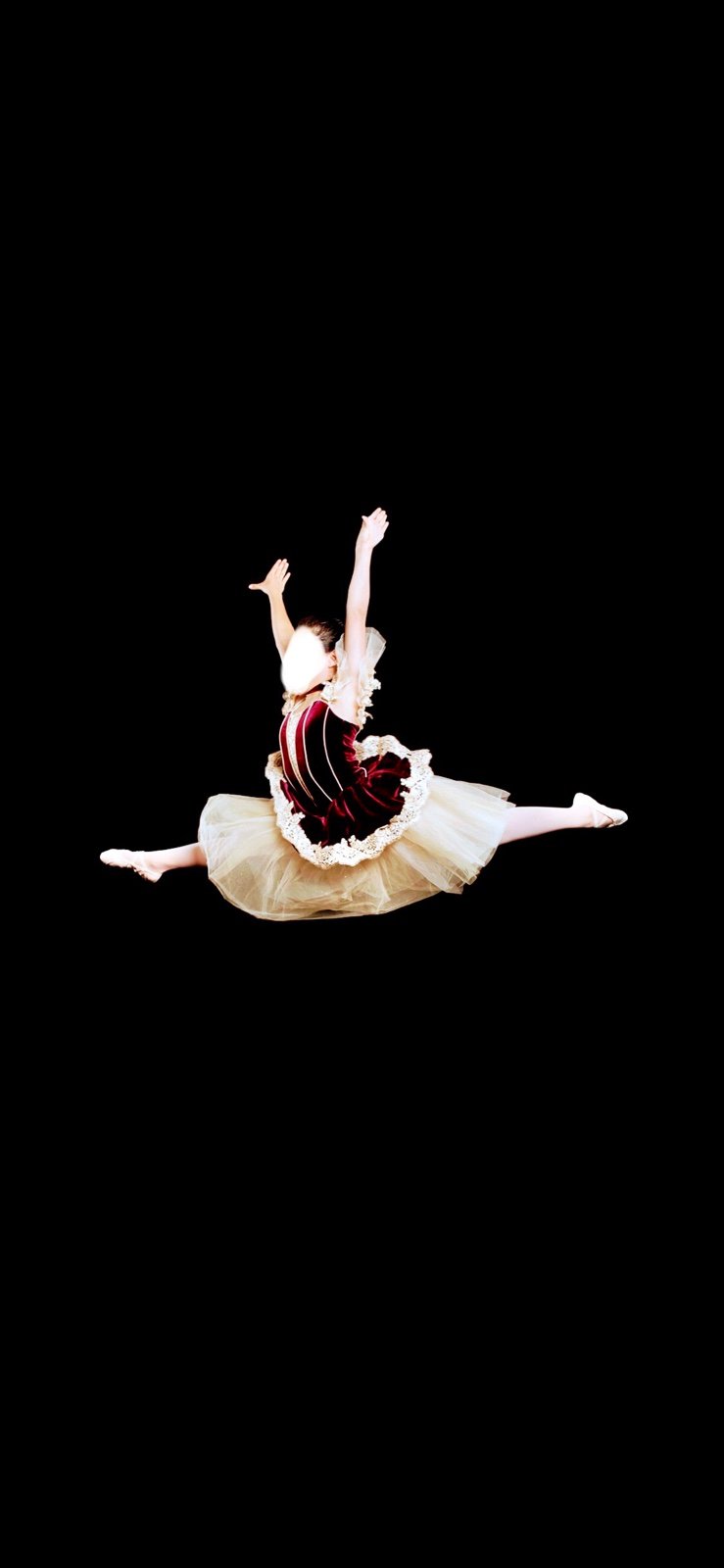Weissman ballet tutu w/ choker and hair clip SA