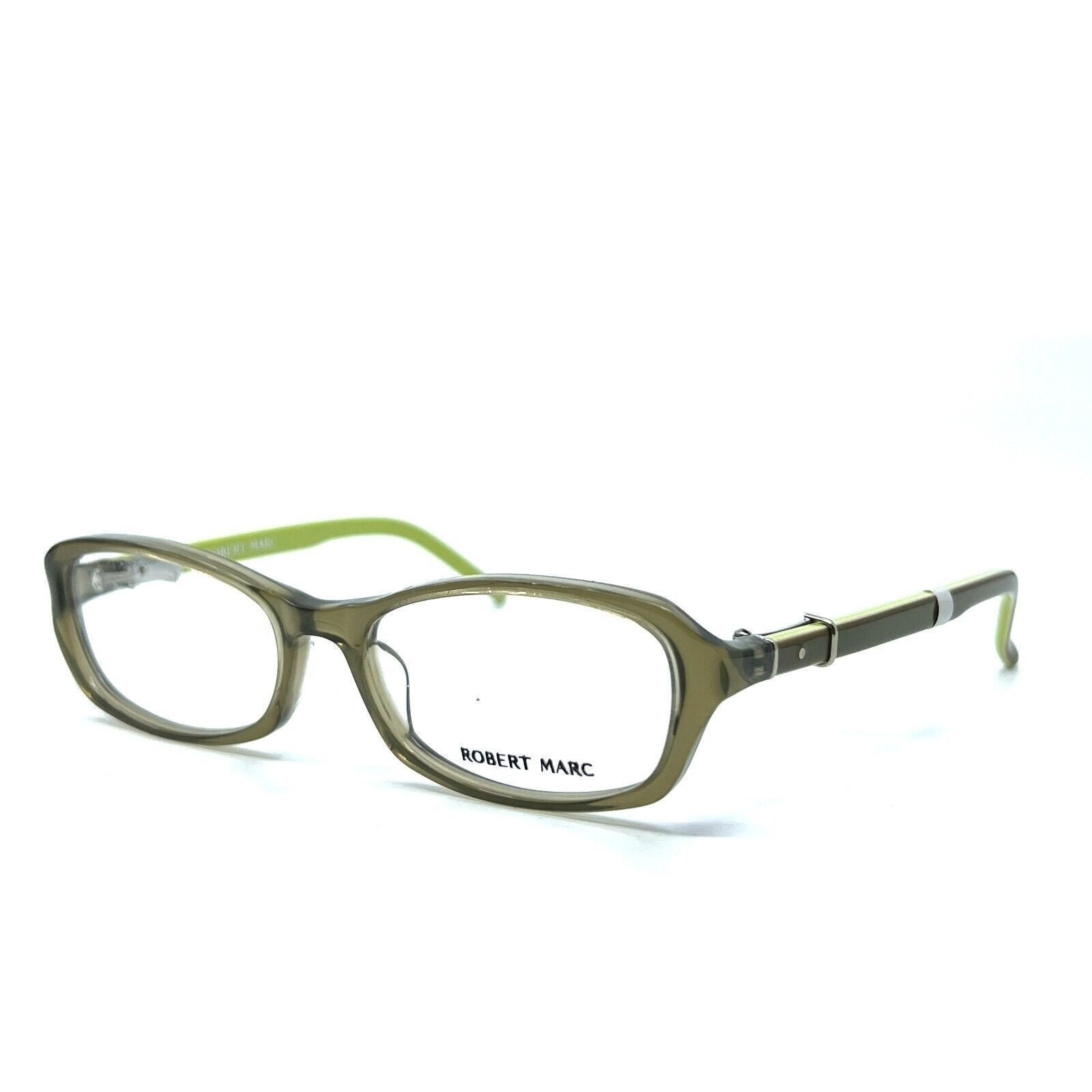 Robert Marc Eyeglasses Frames 266-163 Green Round Oval Full Rim 50-17-125