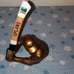 Bronze color Baseball Batter w/ Upland Beer Tap Bat