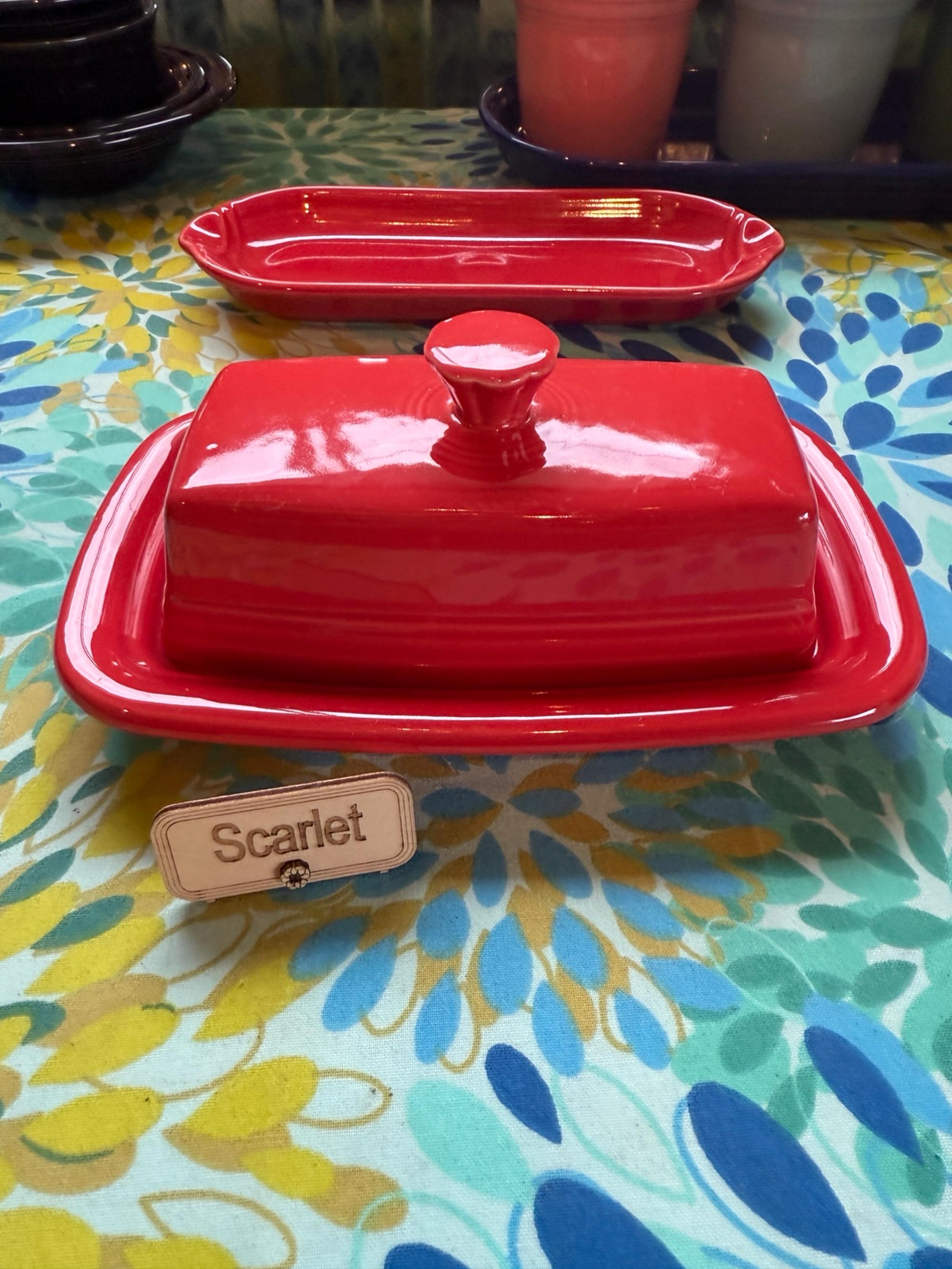 scarlet ex large butter set - Fiesta