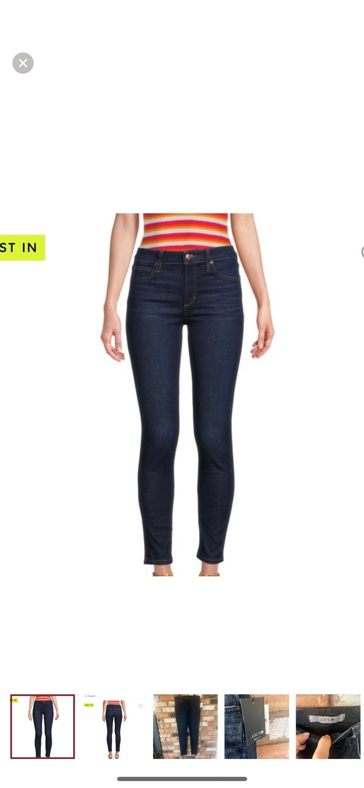NWT Joe’s High Rise Skinny Ankle Jeans size 27