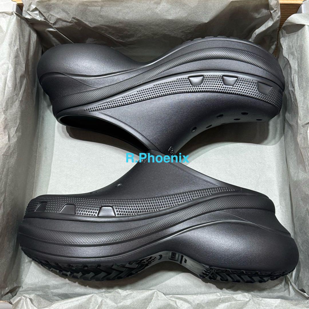 Men's Crocs™ Mule Jibbitz™ in Black | Balenciaga US