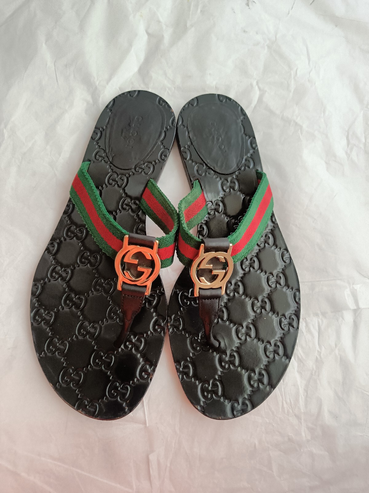 Sandals interlocking GG guccissima size 38