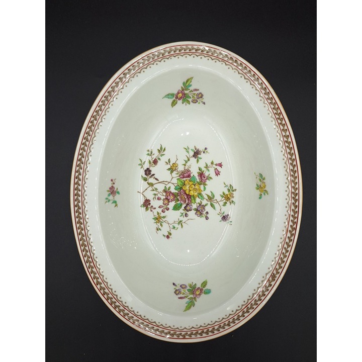 COPELAND SPODE GROSVENOR CHINA PORCELAIN SERVING BOWL GRESHAM PATTERN