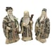 Chinese Shou Lao Fu Lu Resin Figurines Wise Men Carved 3 Star Gods JE306