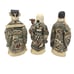 Chinese Shou Lao Fu Lu Resin Figurines Wise Men Carved 3 Star Gods JE306