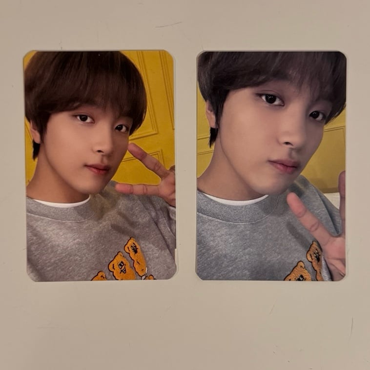 nct haechan slowacid x teddy island photocard set