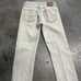 Vintage 90s Levi’s 501 Grey Denim Jeans 31x34 Made In USA