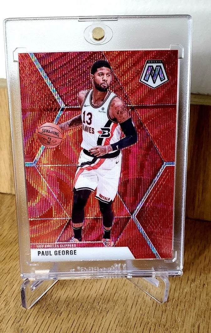 Paul George RARE Tmall Red Wave Holo