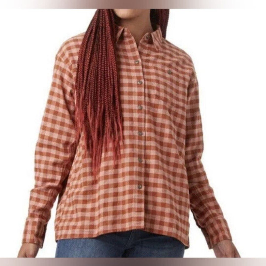 Patagonia Driving Song Flannel Button Down Shirt Size M
