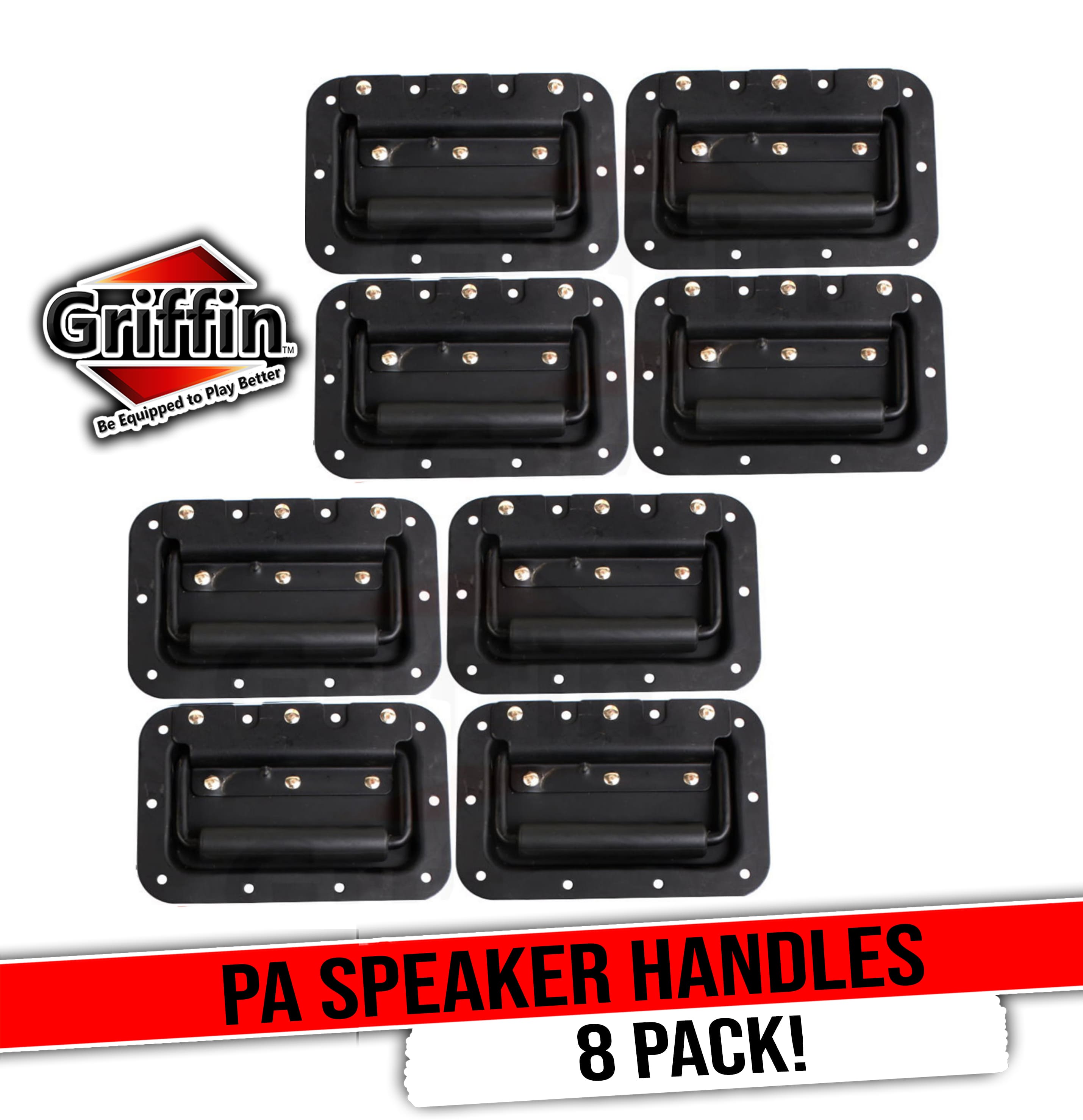 Recessed Speaker Cabinet Handles for Rack Road Flight Case | Spring Loaded Flush