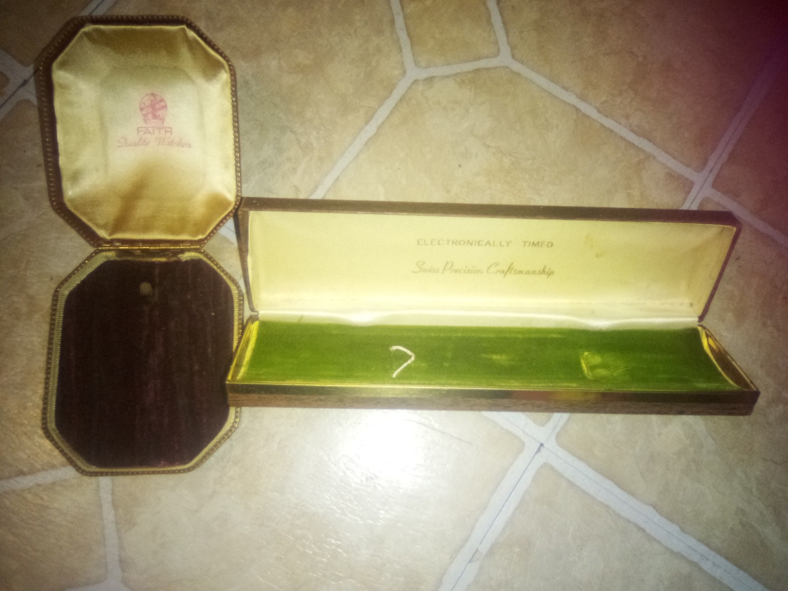 Vintage watch boxs