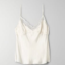 Aritzia lace trim tank top cami