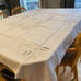 vintage table cloth