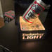 Vintage 1982-83 Budweiser Light Beer Can on Ice Sign