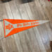 Vintage 1920s Phi Beta Alpha University of Wisconsin Orange Felt 39 Pennant Sew