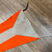 Vintage 1920s Phi Beta Alpha University of Wisconsin Orange Felt 39 Pennant Sew