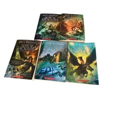Percy Jackson Complete Series Set 1-5 Paperback Books Rick Riordan Lot of 5