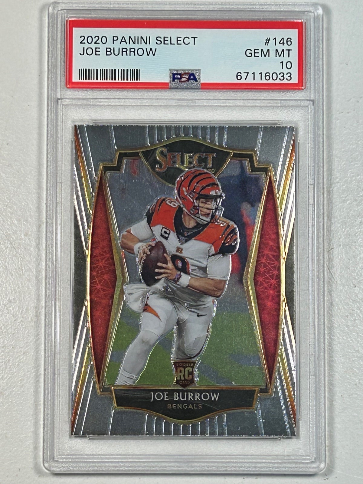 Joe Burrow Rookie PSA Gem Mint 10