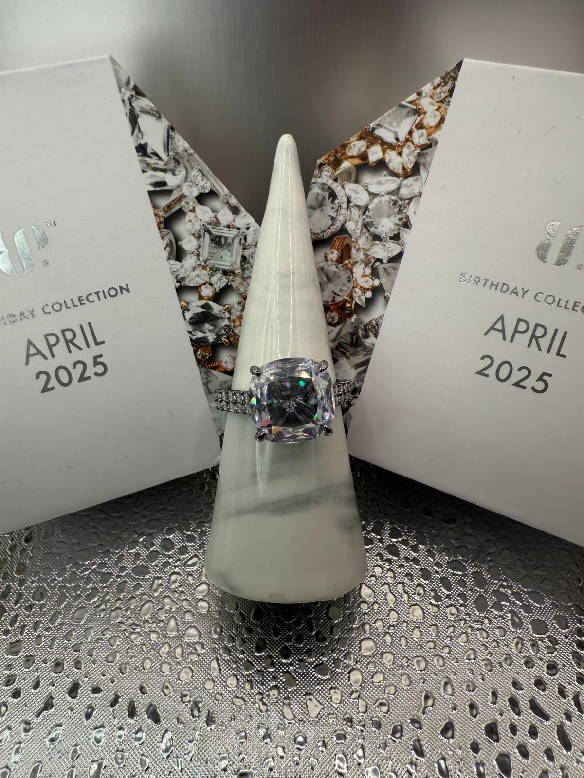Bomb Party/BP/April 2025 Ring/Right On Time/Size 10/Hematite