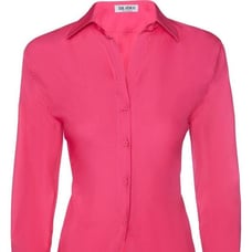 NEW THE ATTICO Women's Pink Lily Shirt - size 36 (US 0)