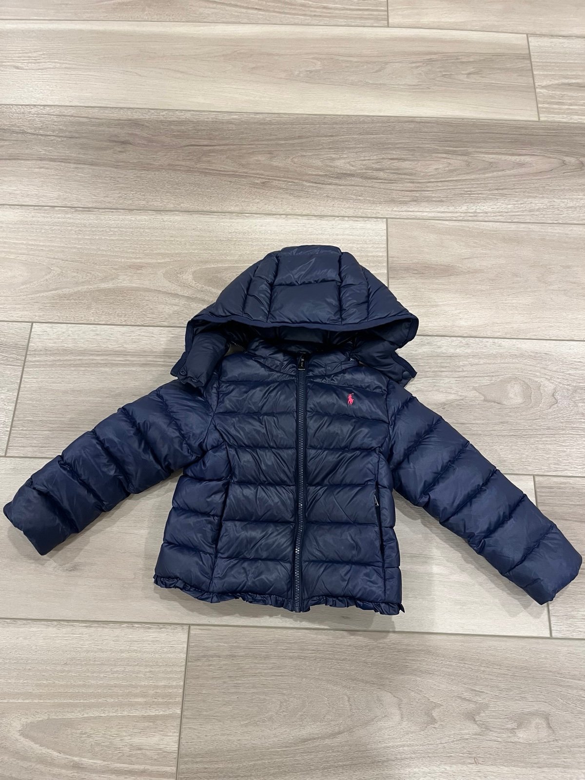 Polo Ralph Lauren Water-Repellent Girl’s Down Jacket Navy 4T