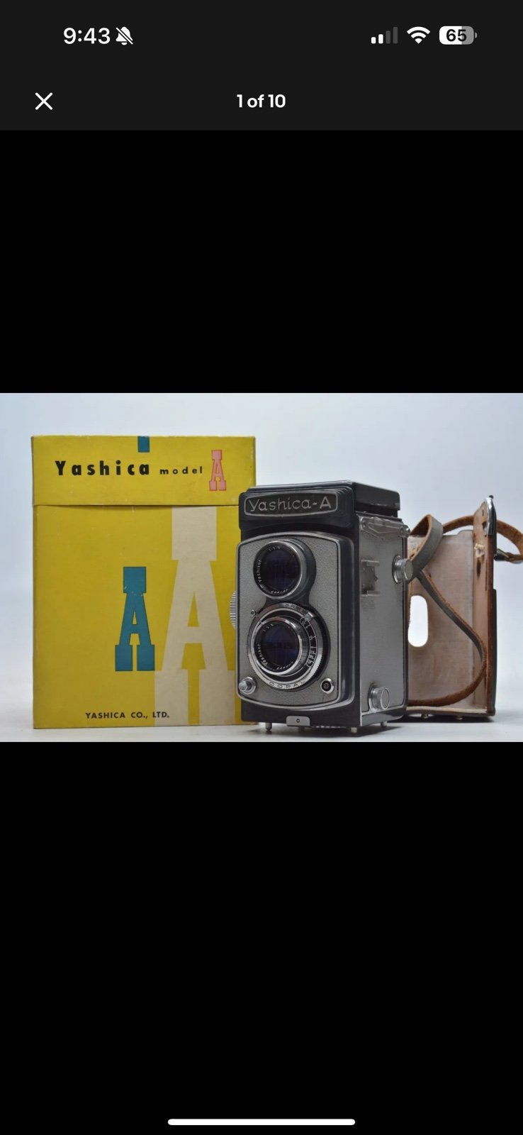 ORIGINAL VINTAGE YASHICA “A” CAMERA FROM JAPAN