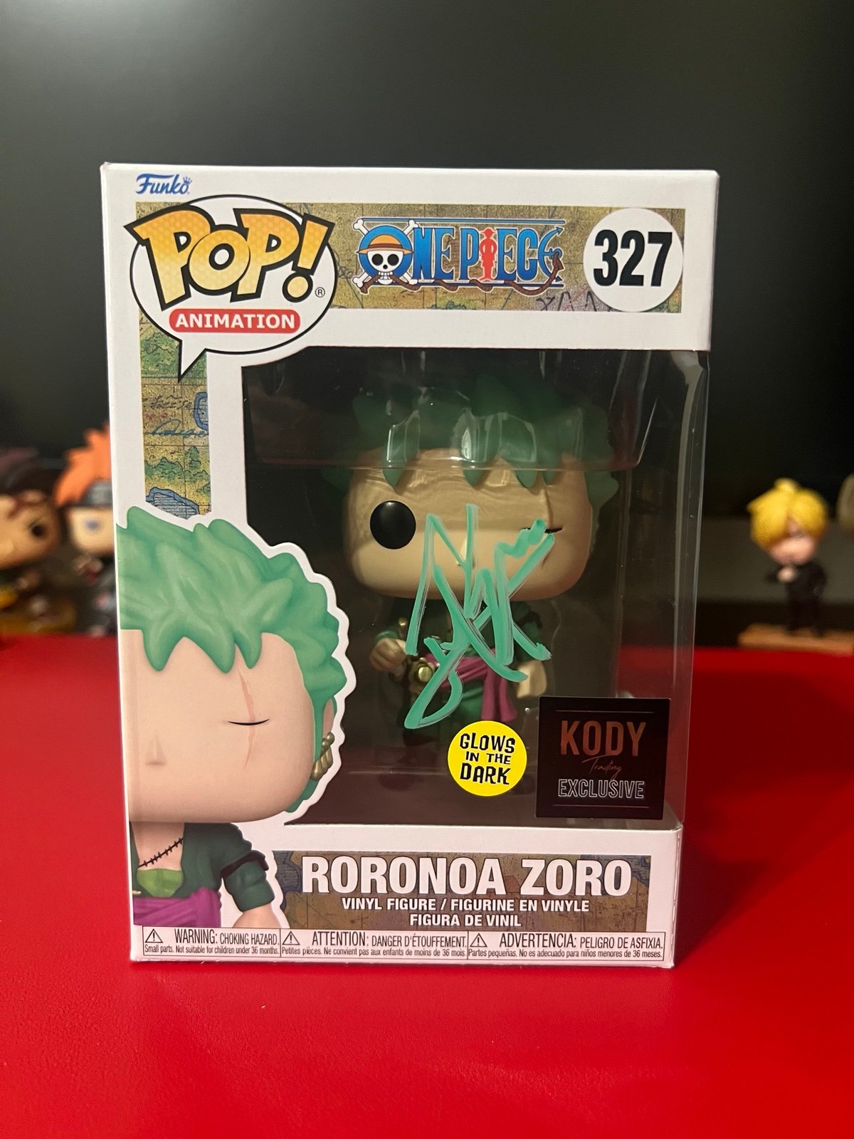 Zoro (Live action) Autographed Funko Pop
