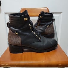 Michael Kors Signature Combat Boots