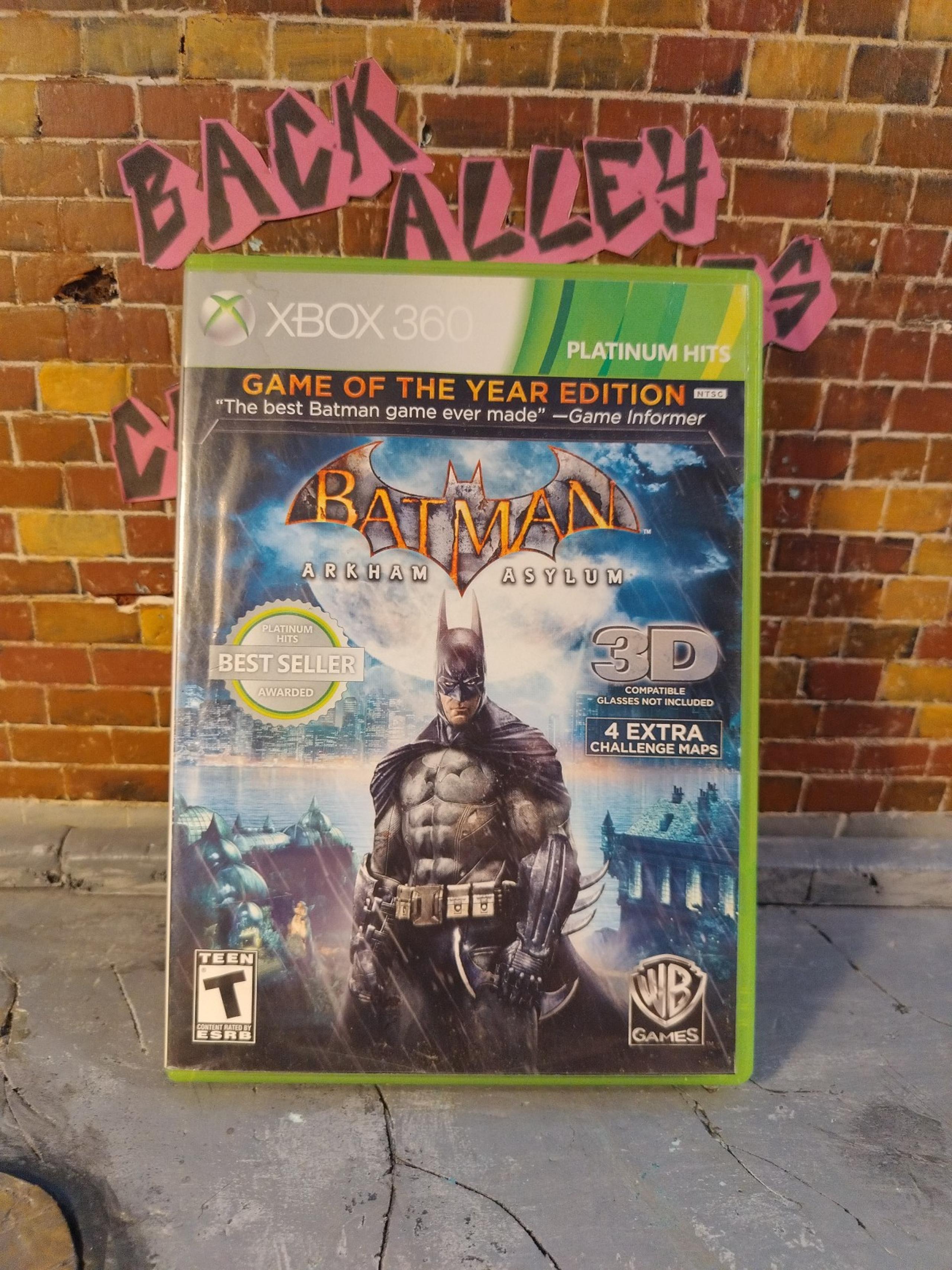 Batman Arkham asylum video game for Xbox 360