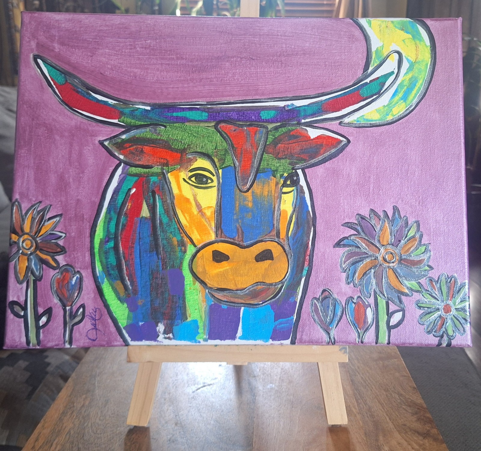 Longing for the Moon Original Painting