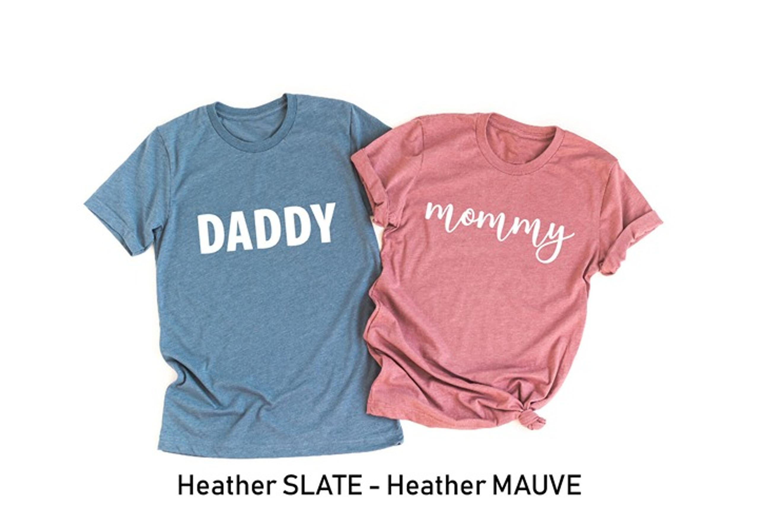 Mommy Daddy Shirts, New Parents Shirts, Mother s Day Shirt, Pregnancy Announceme