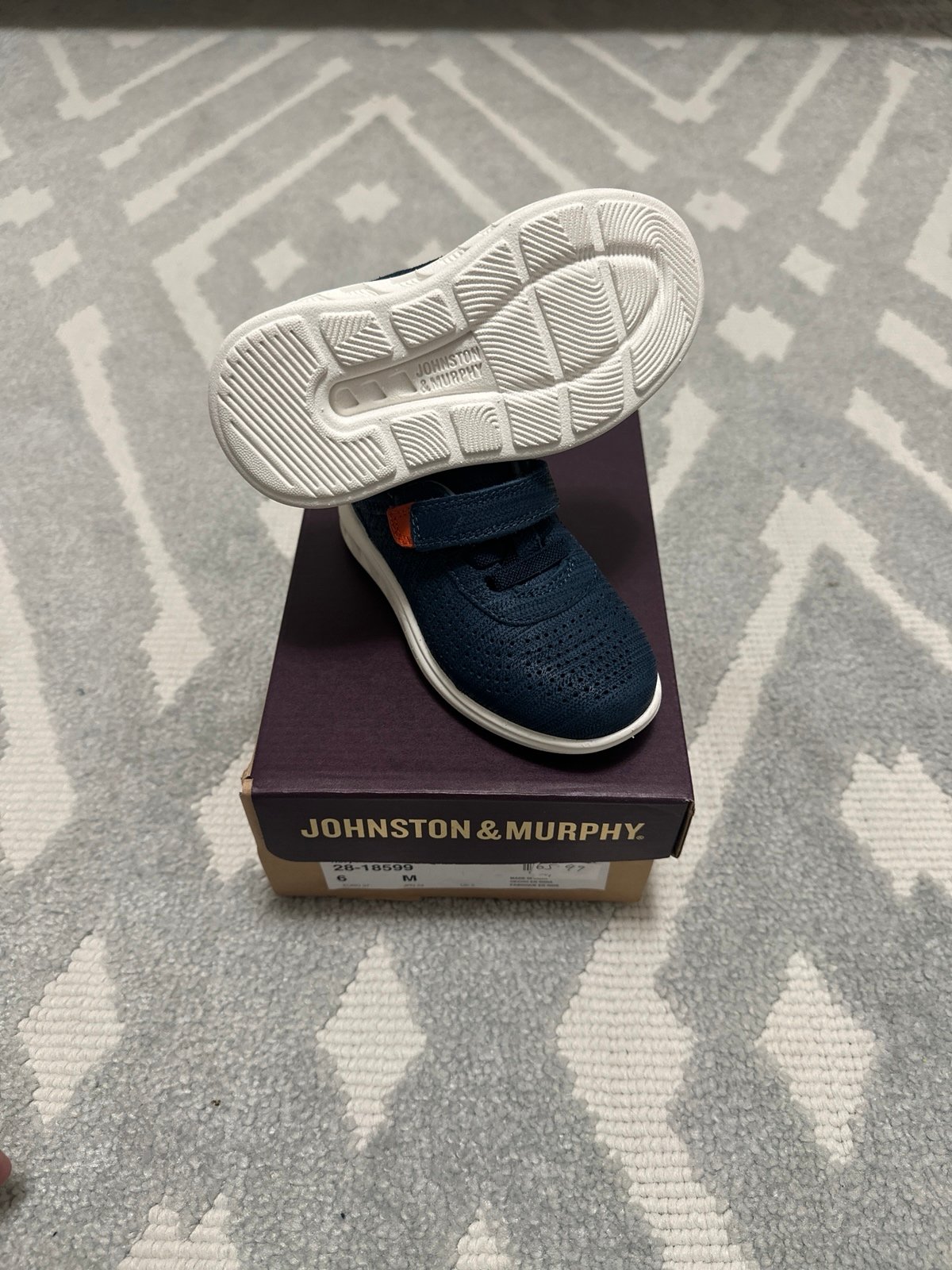 Toddler boys 6M Blue Leather Shoes