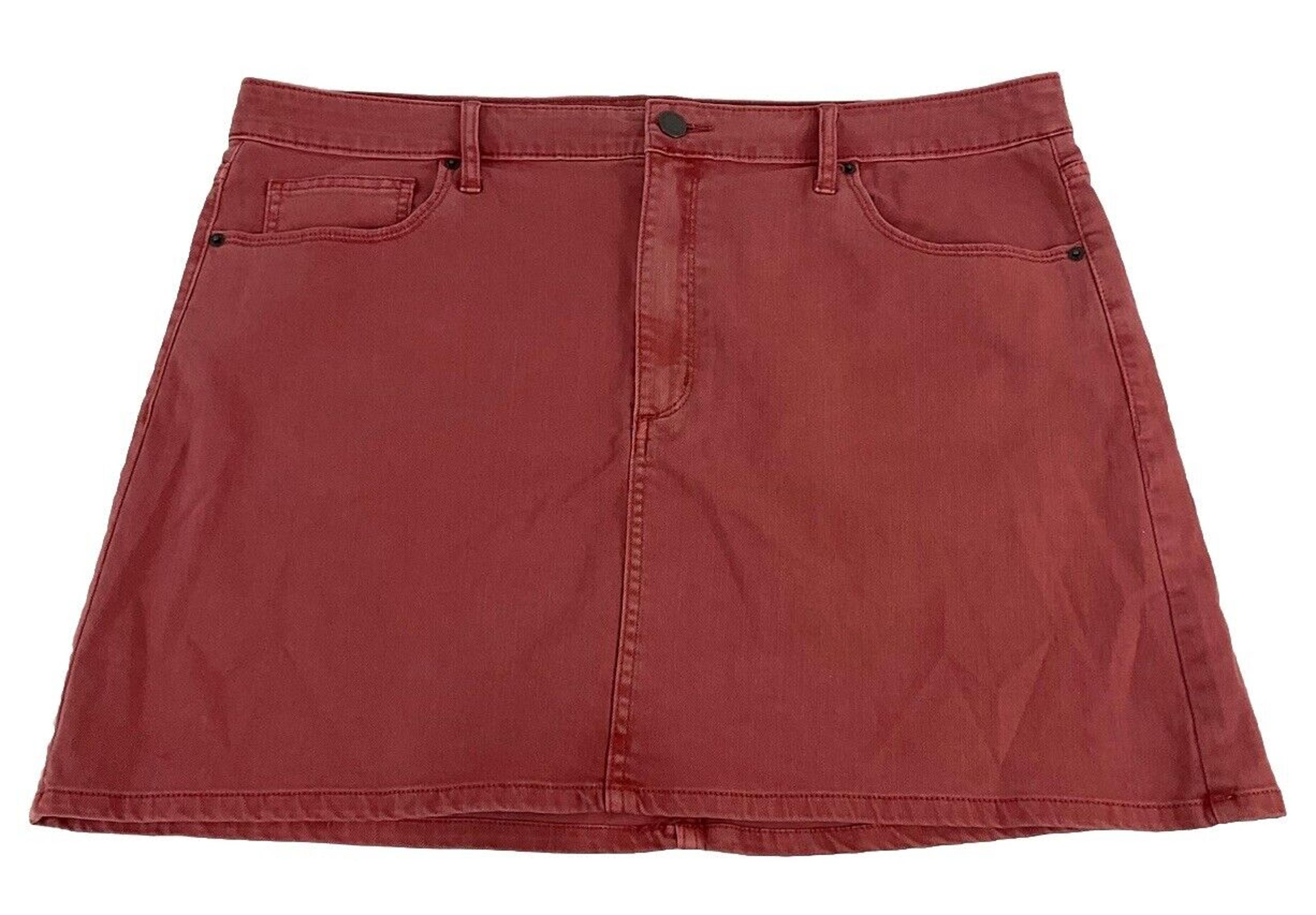 Universal Thread Women's Clay Pink Mini Denim Jean Skirt Size 18W