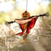 Halloween stained glass Scarecrow pumpkin decor Scary halloween decorations