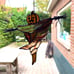 Halloween stained glass Scarecrow pumpkin decor Scary halloween decorations