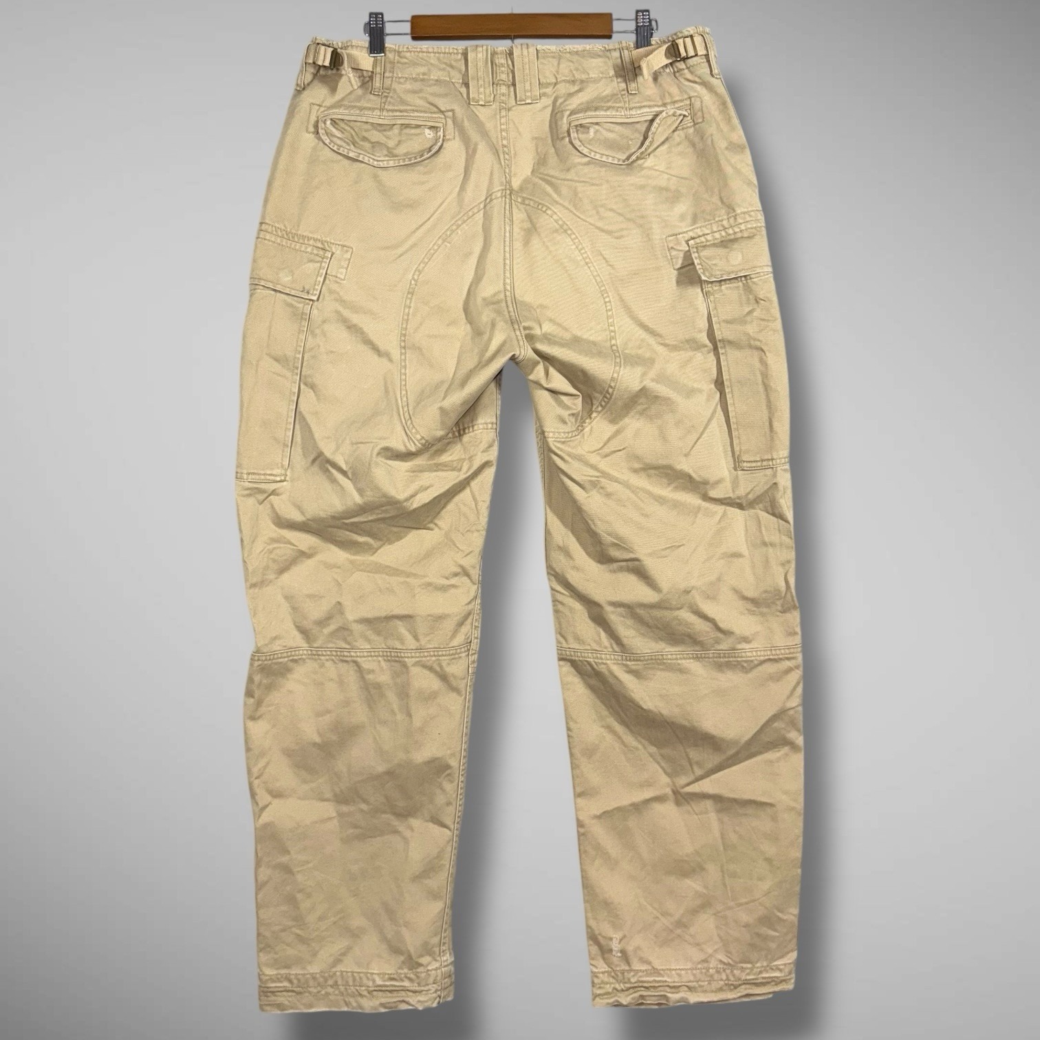 【90's】Polo Ralph Lauren Cargo Pants o/w Rare Vintage POLO RALPH LAUREN Zip Button Fly Cargo Pants