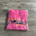 Pink spider hoodie small
