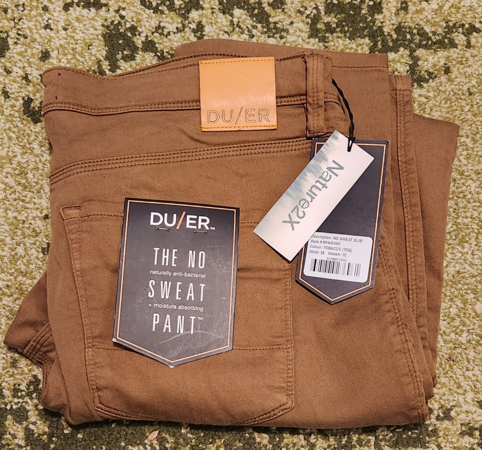 DU/ER MEN'S NO SWEAT TAPER
