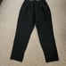 notPERFECTLINEN Yamba black 100% linen pull on pant w/ pockets ethical M