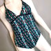 New with Tags HurleyTurqouise Bathing Suit Southwest Print Size M