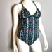 New with Tags HurleyTurqouise Bathing Suit Southwest Print Size M